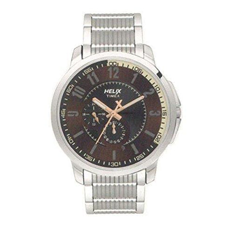 Helix Analog Black Dial Men's Watch - TW027HG12 - Bharat Time Style