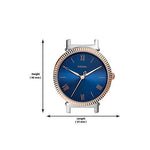 Fossil Analog Blue Dial Women's Watch-ES4795 - Bharat Time Style