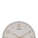 Seiko Plastic White Dial Wall Clock 30cm x 30cm x 4.5cm - QXA624CN - Bharat Time Style
