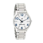 Fastrack Denim Analog White Dial Men's Watch 3184SM02/NN3184SM02 - Bharat Time Style