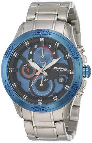 Titan Analog Blue Dial Men's Watch-90047KM02 / NL90047KM02 - Bharat Time Style