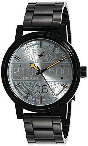 Fastrack Road Trip Analog Grey Dial Men's Watch NM3199NM04/NN3199NM04 - Bharat Time Style