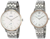 Fossil Analog White Dial Men's Watch-FS5562SET - Bharat Time Style