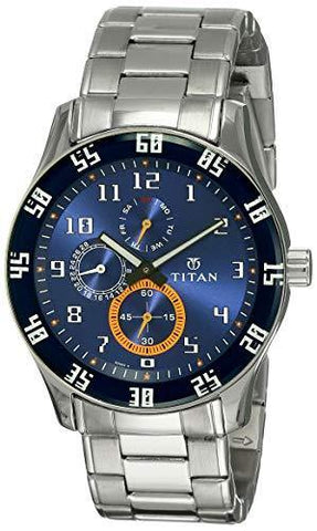 Titan Octane Analog Blue Dial Men's Watch 1632SM03 / NL1632SM03 - Bharat Time Style