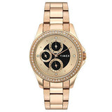 Timex Krystal Multifunction Analog Beige Dial Women's Watch-TWEL13003 - Bharat Time Style