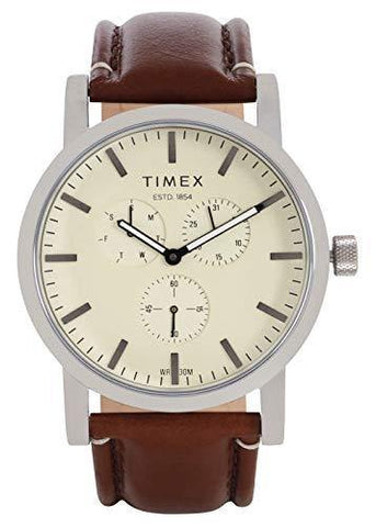 Timex Analog Beige Dial Men's Watch-TWEG16608 - Bharat Time Style