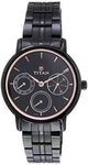 Titan All Black Analog Black Dial Women's Watch NM2588NM01/NN2588NM01 - Bharat Time Style