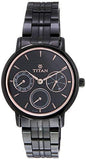 Titan All Black Analog Black Dial Women's Watch NM2588NM01/NN2588NM01 - Bharat Time Style