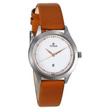 Titan Purple Fashion Basics Analog White Dial Women's Watch NM2570SL02/NN2570SL02 - Bharat Time Style