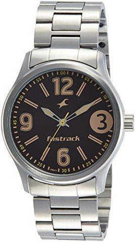 Fastrack Analog Brown Dial Men's Watch - 3001SM07 / 3001SM07 - Bharat Time Style
