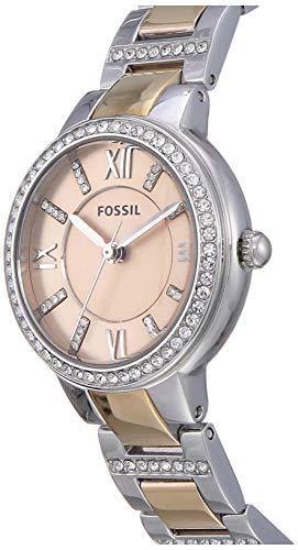 Fossil Buy Fossil Virginia Analog Gold Dial Women's Watch