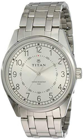 Titan Neo Analog Silver Dial Men's Watch-NM1729SM01 / NL1729SM01 - Bharat Time Style