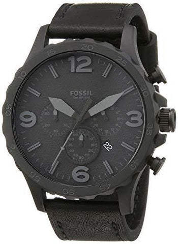 Fossil Nate Analog Black Dial Unisex Watch - JR1354 - Bharat Time Style