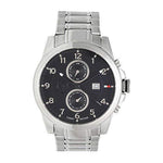 Tommy Hilfiger Men's Metallic Multi-Function Watch (Black, Free Size) - Bharat Time Style
