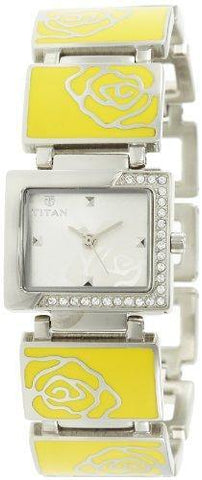 Titan Purple Analog Silver Dial Women's Watch - 9822SM08 - Bharat Time Style