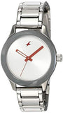 Fastrack Monochrome Analog Silver Dial Women's Watch -NK6078SM02 / NL6078SM02 - Bharat Time Style