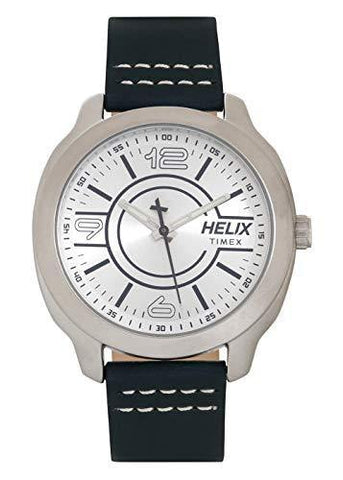 Helix Analog Silver Dial Men's Watch-TW018HG07 - Bharat Time Style