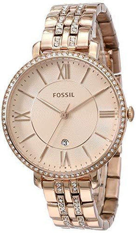 Fossil Jacqueline Analog Rose Gold Dial Women's Watch - ES3546 - Bharat Time Style