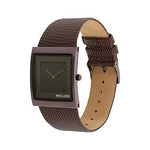 Police Mens Leather Analogue Watch - PL15535JSU07W (Black_Free Size) - Bharat Time Style