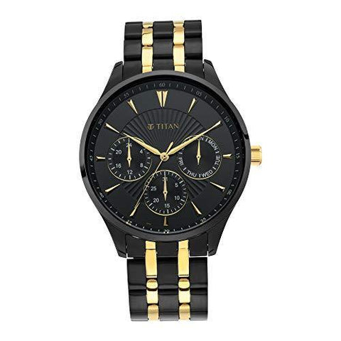 Titan Regalia Opulent Analog Black Dial Men's Watch-90127KM01 - Bharat Time Style