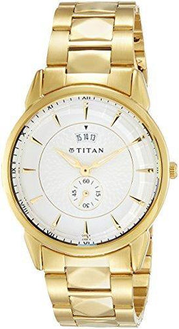Titan Regalia Analog Silver Dial Men's Watch NM1521YM01/NN1521YM01 - Bharat Time Style