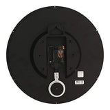 Seiko White Dial Black Round Wall Clock - Bharat Time Style