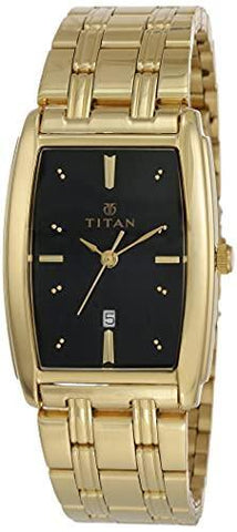 Titan Regalia Analog Black Dial Men's Watch -NJ1163YM03 / NL1163YM03 - Bharat Time Style