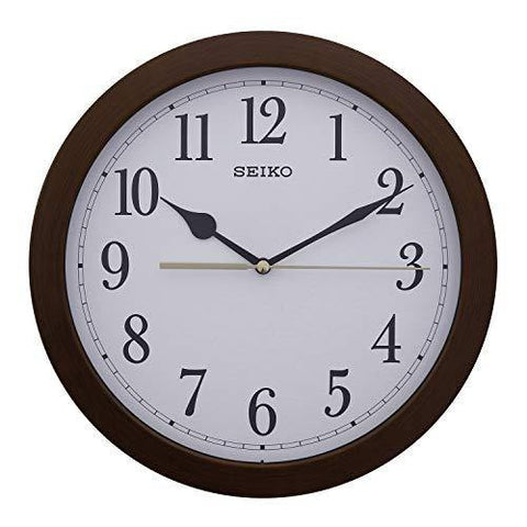 Seiko Brown Wall Clock QXA597B (28 X 28 cm) - Bharat Time Style