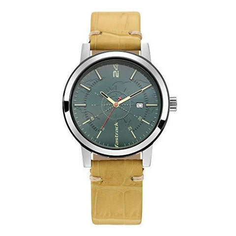 Fastrack Tripster Analog Green Dial Men's Watch 3245SL01/NN3245SL01 - Bharat Time Style