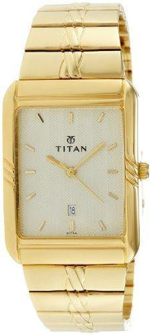 Titan Karishma Analog Golden Dial Men's Watch NJ9317YM02A / NL9317YM02 - Bharat Time Style