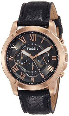 Fossil Grant Analog Grey Dial Men's Watch - FS5085 - Bharat Time Style