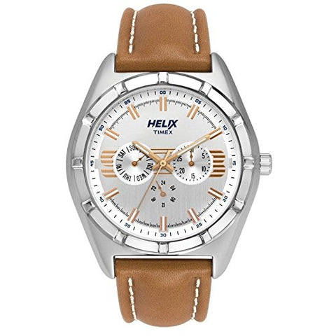 Helix Analog Silver Dial Men's Watch - TW029HG01