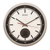 Seiko Plastic Temperature Wall Clock, 35cmx35cmx5.9cm - QXA696SN - Bharat Time Style