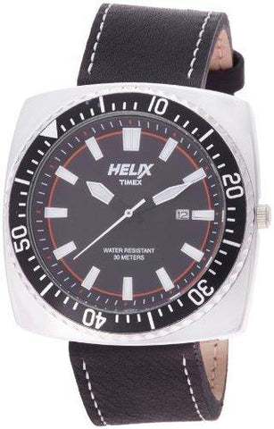 Helix Reef Analog Black Dial Men's Watch - 09HG02 - Bharat Time Style
