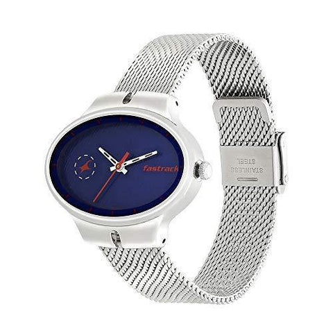 Buy Online Fastrack Denim Quartz Analog Grey Dial Denim Strap Watch for  Guys - 3191al02 | Titan