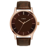 TIMEX Analog Brown Dial Unisex-Adult Watch-TW0TG8300