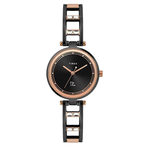 Timex Fria Analog Black Dial Women's Watch-TWEL15302