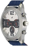 Fastrack Denim Analog White Dial Men's Watch 3187SL01/NN3187SL01 - Bharat Time Style