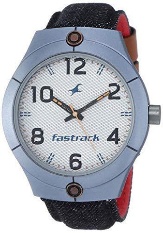 Fastrack Denim Analog Grey Dial Men's Watch-3191AL02 / 3191AL02 - Bharat Time Style