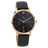 TITAN Workwear Watch with Black Dial Leather Strap - NR2652WL01
