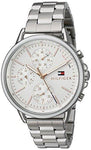 Tommy Hilfiger Women's 'Sport' Quartz Stainless Steel Casual Watch, Color:Silver-Toned (Model: TH1781787) - Bharat Time Style