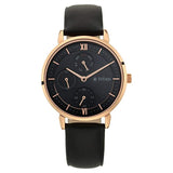 TITAN Workwear Watch with Black Dial Leather Strap - NR2652WL01