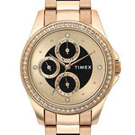 Timex Krystal Multifunction Analog Beige Dial Women's Watch-TWEL13003 - Bharat Time Style