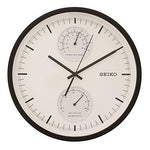 Seiko Humidity/Temperature Wall Clock 30.5cmx30.5cmx4.6cm - QXA525KN - Bharat Time Style