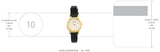 Sonata Analog White Dial Women's Watch-NL8976YL02W