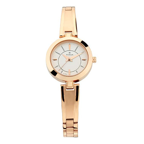 Titan Karishma Analog Silver Dial Women's Watch - 2598WM01