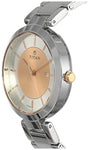 Titan Ladies Neo-Ii Analog Rose Gold Dial Women's Watch - 2480KM01
