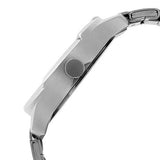 Fastrack White Round Dial Stainless Steel Strap Analog Watches For Girls NK6141SM01 - Bharat Time Style