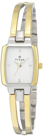 White Dial Two Toned Stainless Steel Strap Watch - 2131BM01