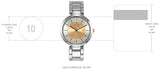 Titan Ladies Neo-Ii Analog Rose Gold Dial Women's Watch - 2480KM01